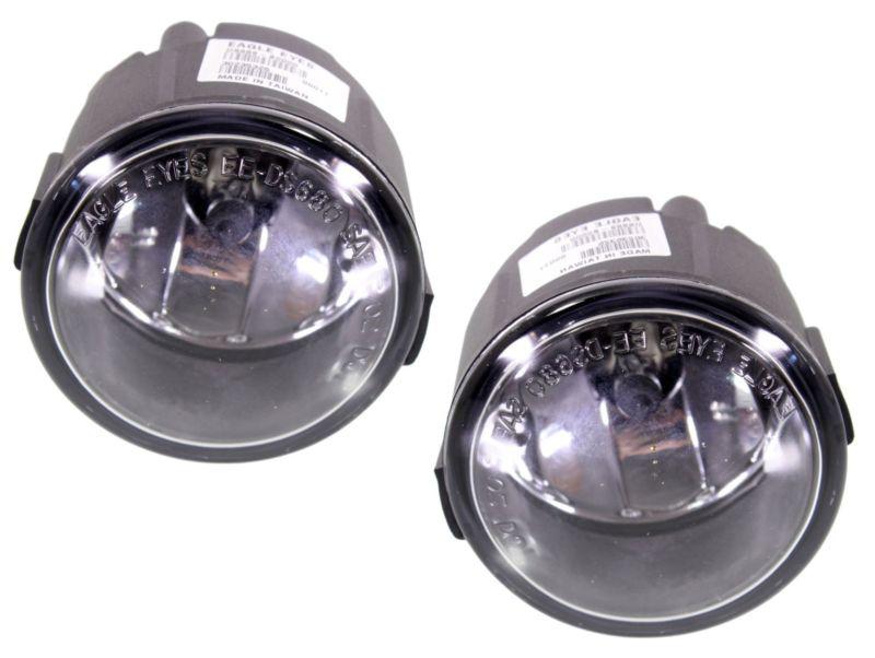 Driving fog light lamp assembly pair set (driver & passenger side, qty 2)