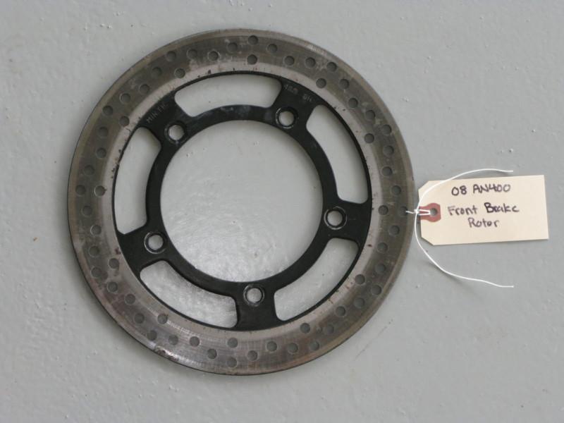 Suzuki burgman an 400 front brake rotor