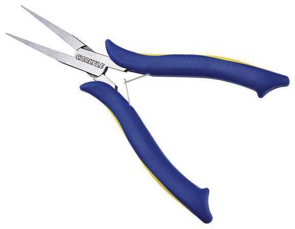 Carlyle hand tools cht mpfn5 - pliers, flat nose mini pliers; 5 1/2""