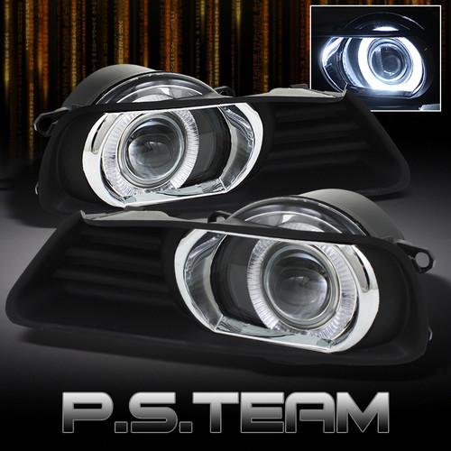 07-09 camry halo projector fog lights lamps w/switch covers bulbs & wiring