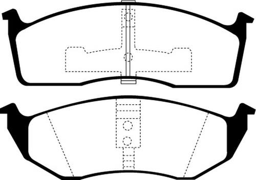 Ebc brakes dp21123 ebc greenstuff 2000 series sport brake pads