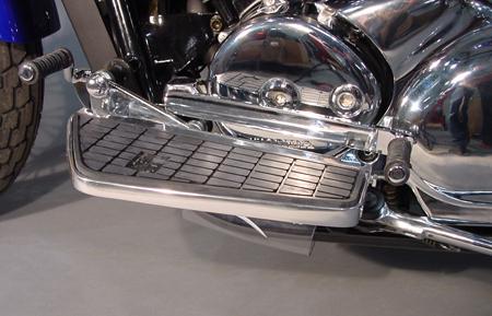 Mc enterprises floorboards w/ heel-toe shifter chrome for hon shadow 750 spirit