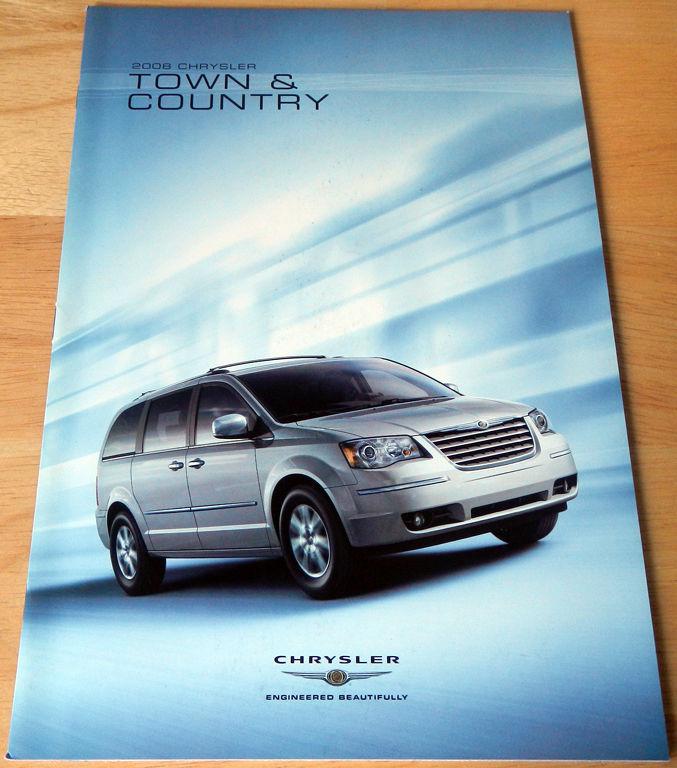 2008 chrysler town & country brochure ft limited, touring, lx