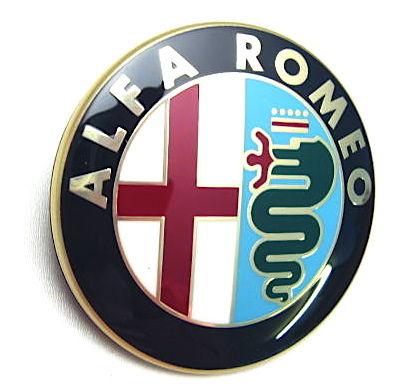 Alfa romeo 155 original rear trunk lid emblem new