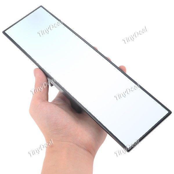 Universal 240mm x 65mm interior plane flat rear view mirror for car truck