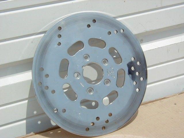 Harley davidson polished front rotor 84-99