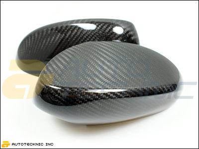 07 08 bmw e92 e93 328i 335i real carbon fiber exterior side mirror covers