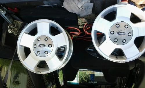  (4) ford 6 bolt  alunimum  rims 17"   (4)