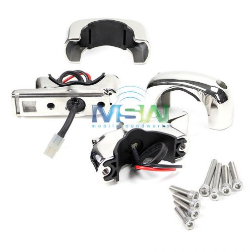 Wet sounds adp-tc3f rev &amp; icon stainless steel fixed position mount clamp *pair*