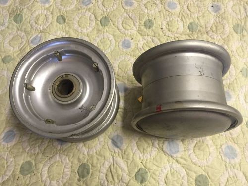 Pair of new surplus italian piagio/magnaghi aircraft wheels 4-23001- rare