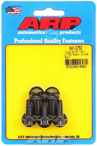 Arp universal bolt 5/16-18 in thread 0.750 in long chromoly 5 pc p/n 641-0750