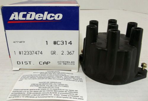 Ac delco # c314 distributor cap - gm oem #12337474 - free shipping