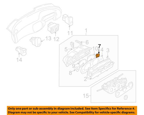 Subaru oem 95-97 impreza-fuel gauge 85101fa030