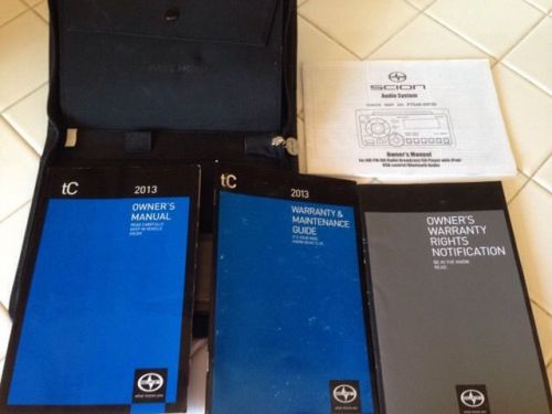 2013 scion tc owners manual l@@k!!!!