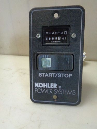 Kohler gm32335-kp1 remote start stop switch w/ hour meter  5&#034; x 2 3/4&#034; no box