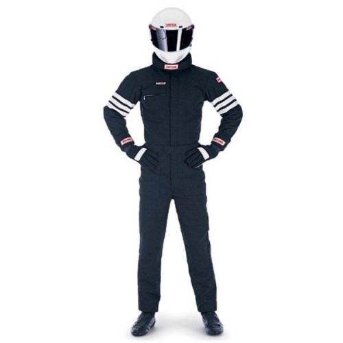 New simpson small black std 6 1pc sfi-1 single layer nomex driving fire suit