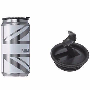 Genuine mini stainless steel thermos insulated can 0.33l alu / white 80282345774