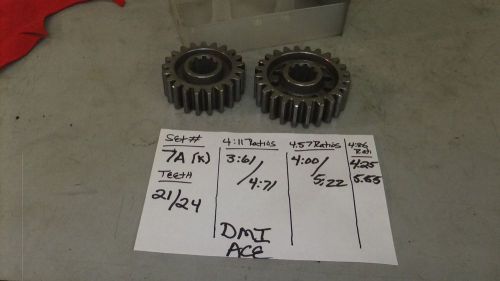 Set #7a dmi ace 10 spline rem polished quick chane gears new free shipping