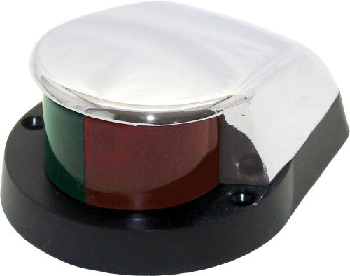 Boat navigation bow light red &amp; green- zamak shoreline marine sl52094