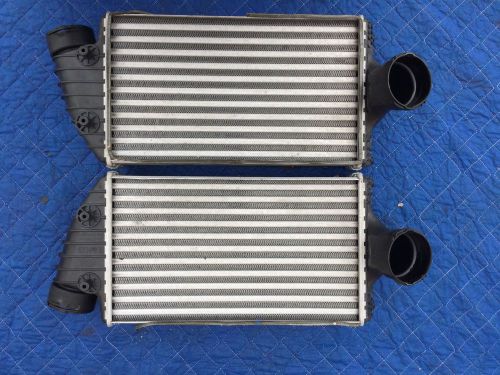 Porsche 911 996 turbo 996tt factory intercooler pair l r 996.110.640.70