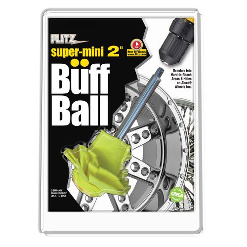 Flitz buff ball - super mini 2&#034; - yellow -sm 10250