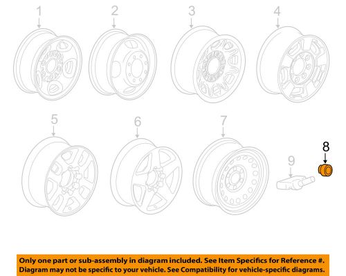 Gm oem wheels-wheel nut 9596070