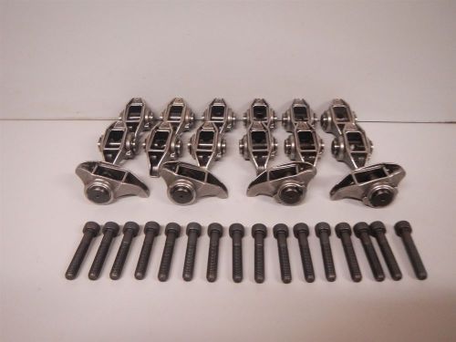 (16) chevrolet gm geniii ls1 ls2 5.7 6.0 rocker arms with updated trunion kits