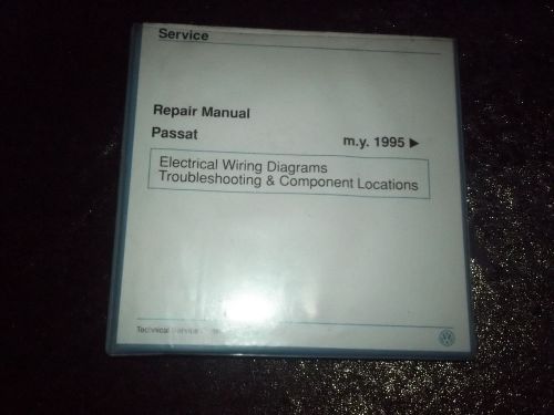 1995 vw passat factory wiring diagrams troubleshooting manual service shop