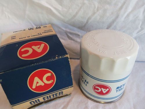 Pf-30 ac oil filter nos gm 6427994 embossed oem 1967 68 69 70 cutlass 442 gto