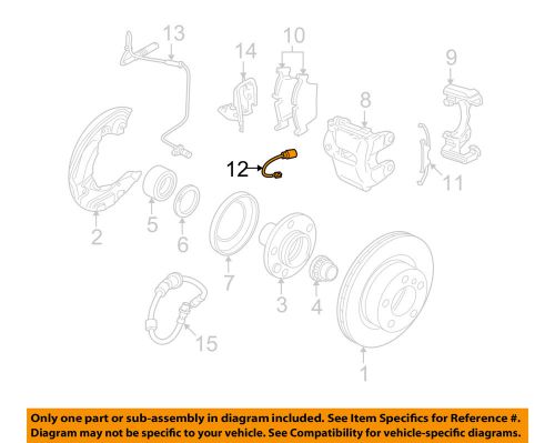 Bmw oem 07-08 328xi brake-sensor 34356789441