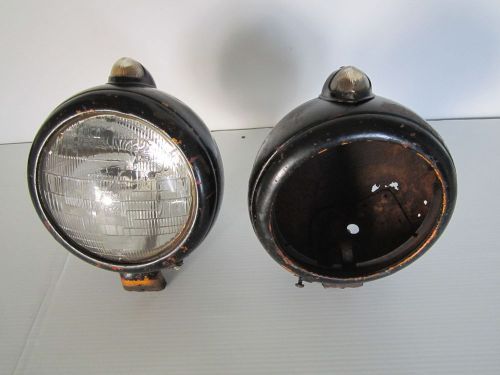 Bullet headlight &amp; flasher gm power beam ford chevy dodge hot rat rod car truck