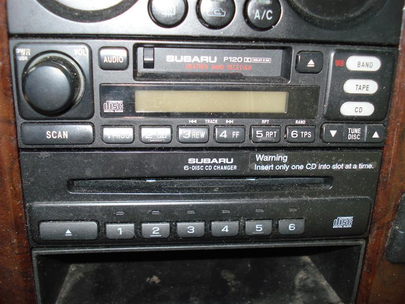 Radio/stereo for 00 01 outback legacy ~ am-fm-cass outback p120 face plate