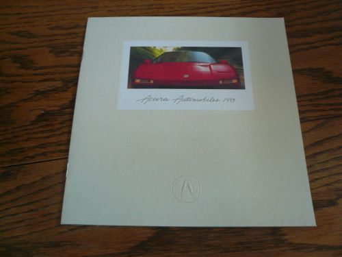 1993 acura nsx integra legend vigor sales brochure