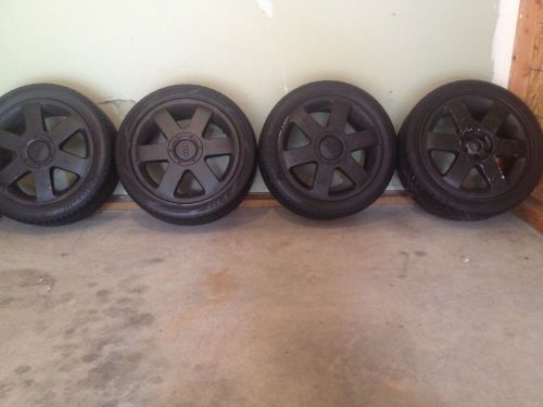 Audi tt quatro oem factory wheels including brand new tires (set of 4)