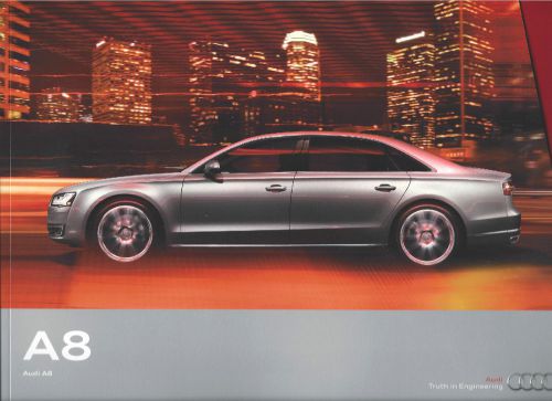 2015 audi a8  (models listed below) 86 page prestige brochure