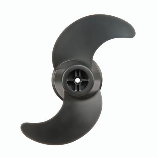 New motorguide 8m0028330 safari black 2 blade weedless propeller 3.5&#034;