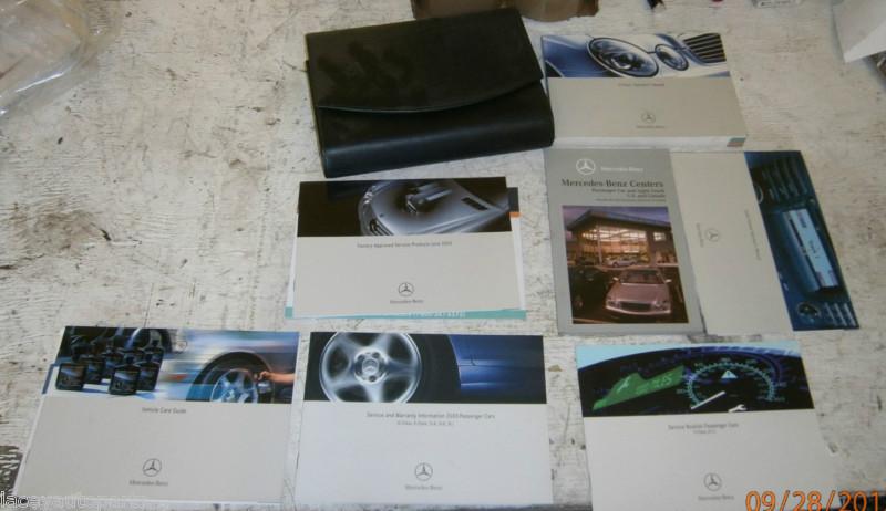 2003 mercedes e-class owners manual  