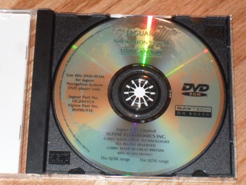 Jaguar xk8 xkr xj8 xjr navigation disc dvd cd navagation disk map ljg2441ga nav