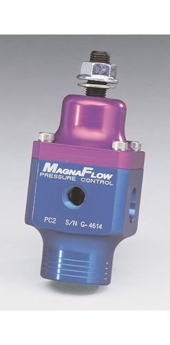 Magnafuel mp-9633 fuel pressure regulator blue anodized 4-12 psi universal each