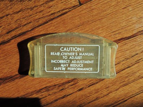 Datsun seat belt comfort clip oem