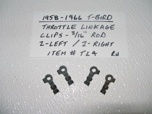 Ford throttle linkage clips 3/16 &#034; ford ( item # tl4 )