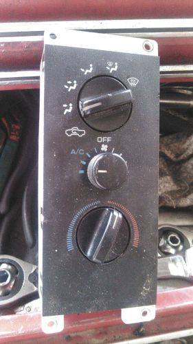 Dodge 2500 1997 cummins heater controls