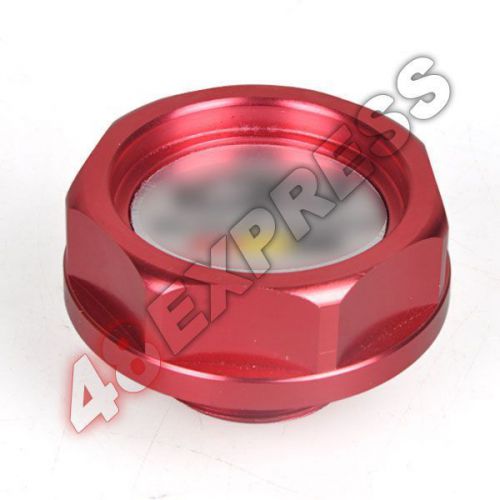 Red mugen power engine oil cap cover plug for honda auto!