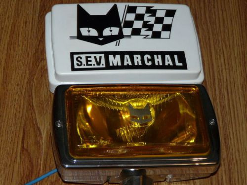 Vintage s.e.v. marchal driving light made in france fog driving lamp with cover