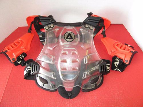 Acerbis chest protector roost guard youth kids large motocross dirt bike