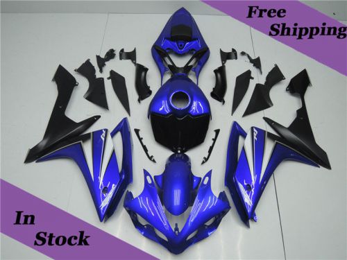 Glossy blue abs injection molding fairing fit for yamaha 2007 2008 yzf r1 f14