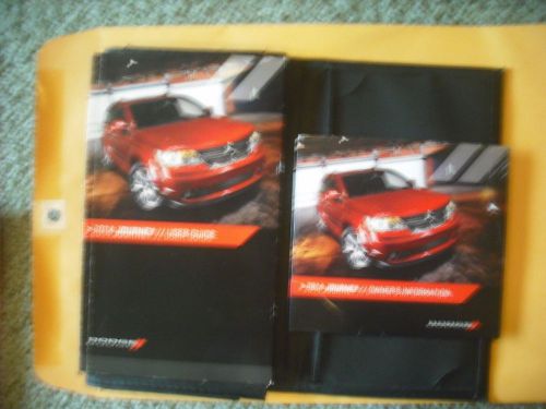 2014 dodge journey   owners manual &amp; case &amp; dvd