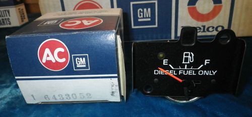 Nos 1984-1985 fuel gauge diesel cadillac oem gm #6433052 seville eldorado buick