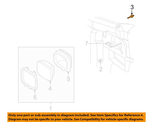 Gm oem fog lamps-front-adjust nut 15714775