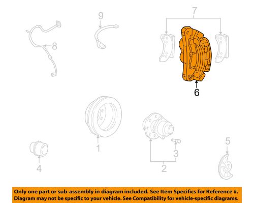 Ford oem 99-04 f-250 super duty front brake-caliper 3c3z2b121aa